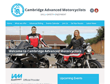 Tablet Screenshot of cambsiam.org.uk